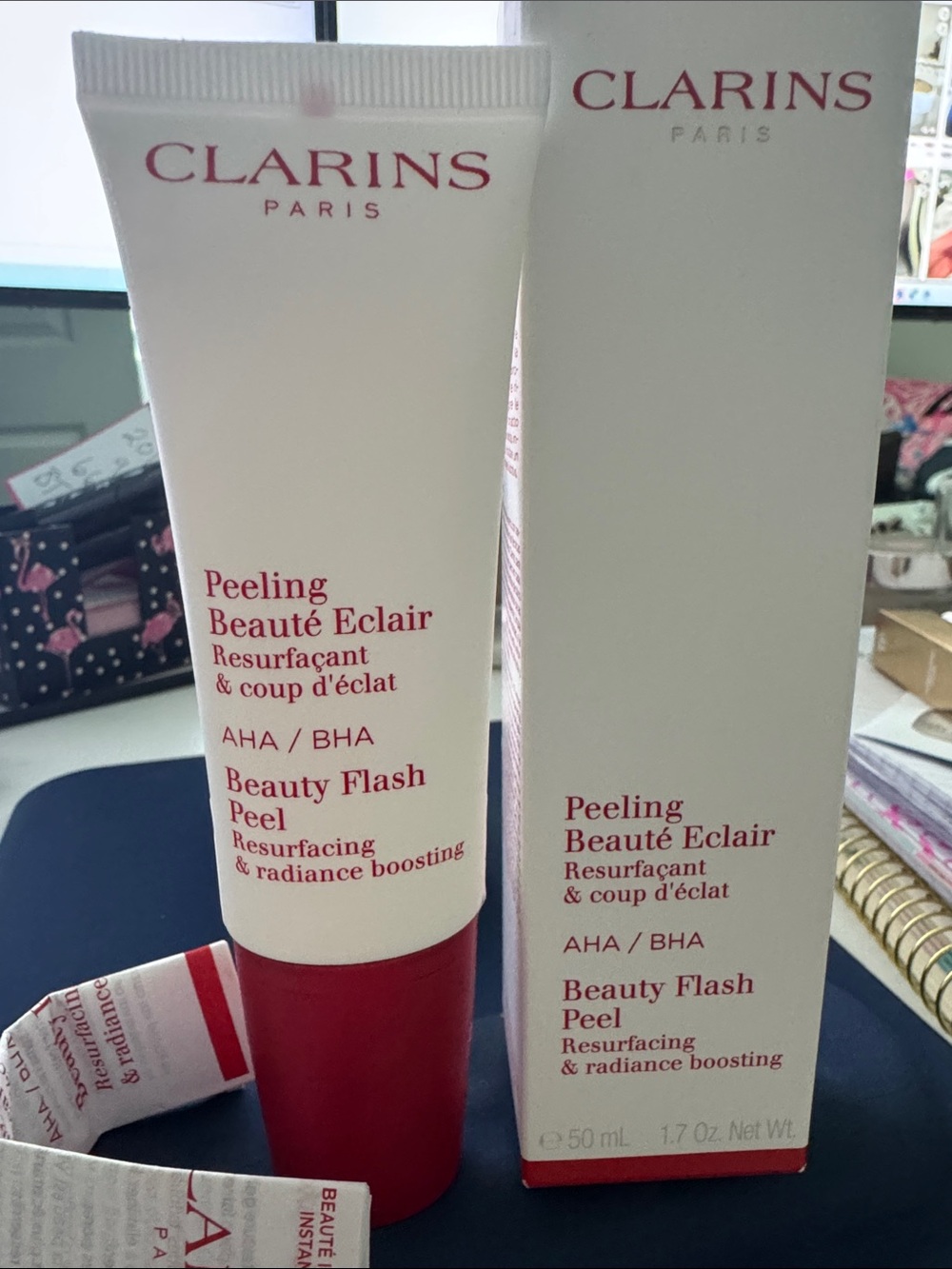 Clarins Beauty Flash Peel Resurfacing & Radiance Boost NWT